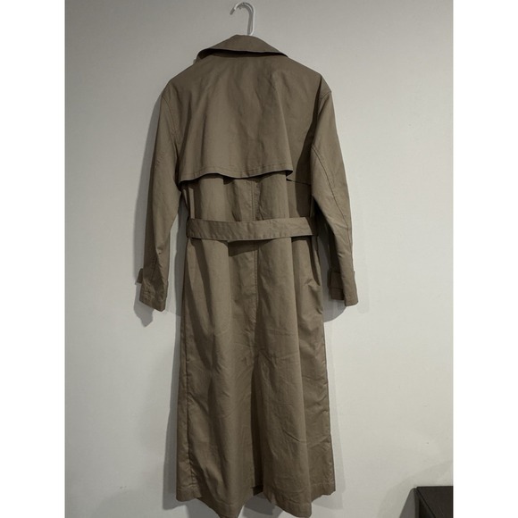 ZARA OVERSIZED DOUBLE-BREASTED TRENCH COAT BEIGE XS Spring NwOT Women Luxury - Picture 4 of 6